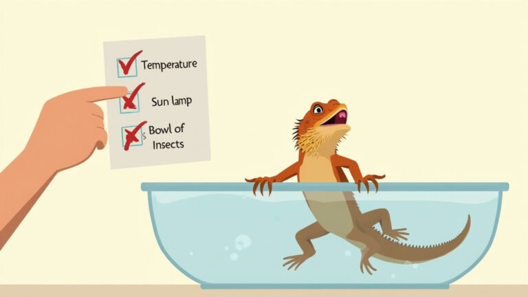 Soaking Behaviour in Bearded Dragons: Reasons & Safety Guide